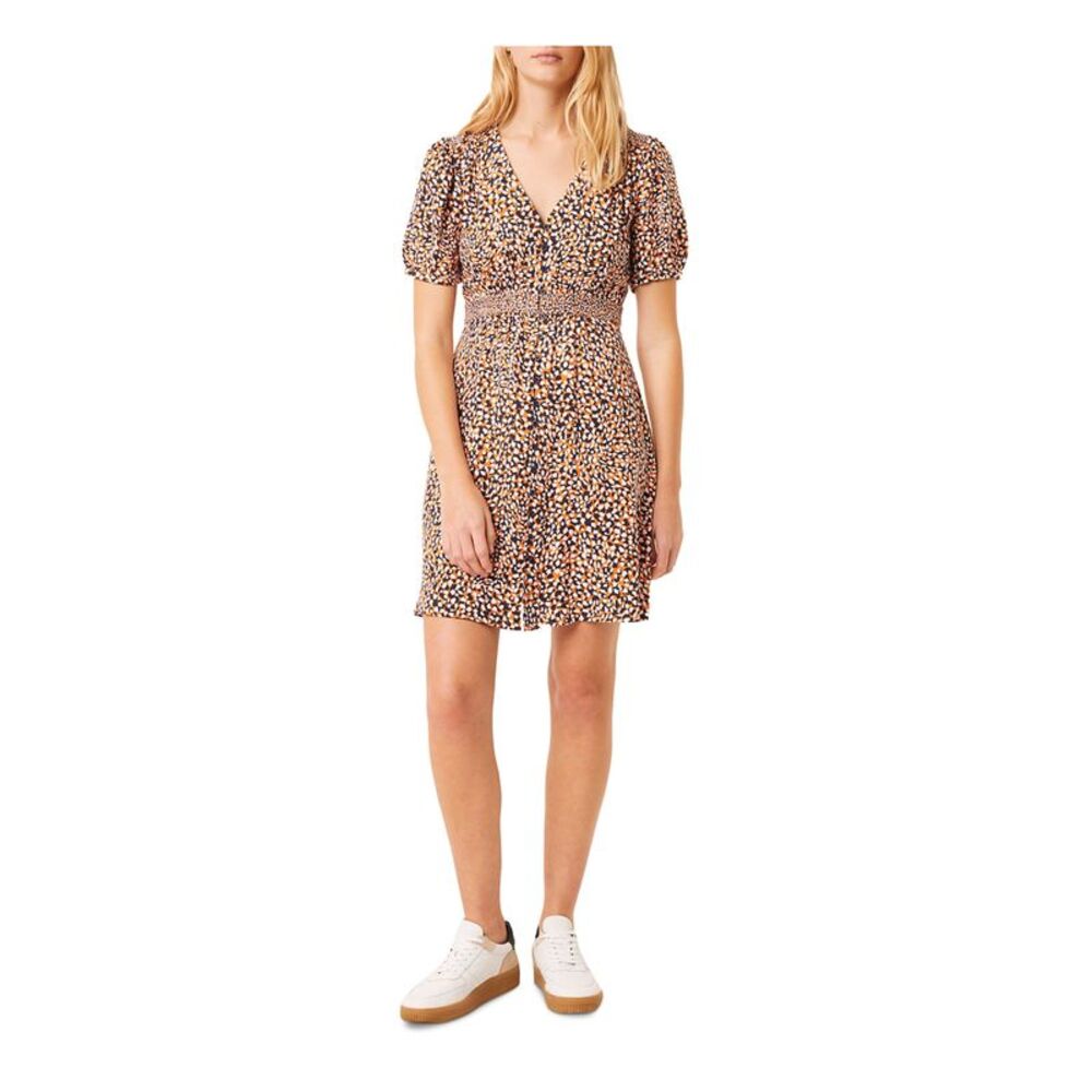 Nwt French Connection Womens Orange Buttoned Drap… - image 1